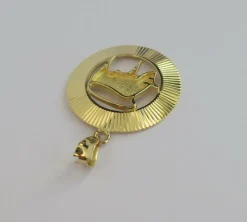 Médaille Zodiaque vintage Taureau or