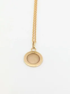 Médaille Zodiaque vintage en or jaune