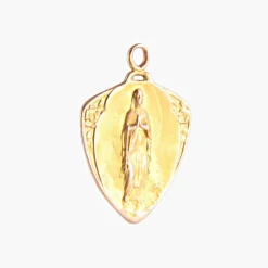 Médaille-Pendentif Art Nouveau en or jaune
