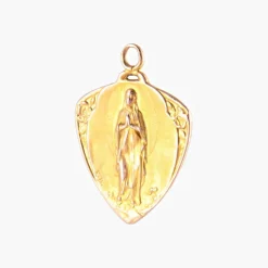 Médaille-Pendentif Art Nouveau en or jaune