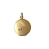 Médaillon ancien Hirondelle et Cerises