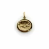 Médaillon Aphrodite Signature en or 14 carats de style classique
