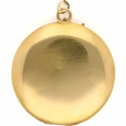 Médaillon Or jaune Perles de verre