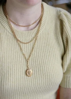 Médaillon ouvrant Or jaune et Perles