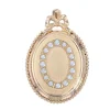Médaillon Pendentif ancien en or et perles