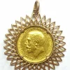 Medaille porte-pièce Souverain Georges V