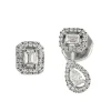 MESSIKA- Boucle d'oreilles " My Twin 1+2" en or gris et diamants