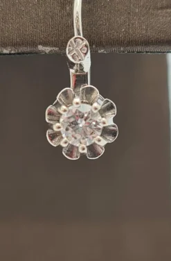 Mono boucle d'oreille Or blanc Diamant