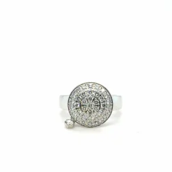 MontBlanc - Bague « La Dame Blanche » Or blanc et diamants