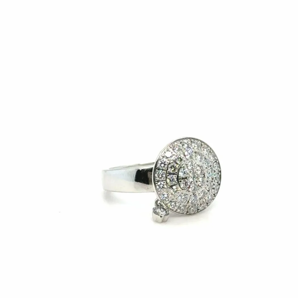 MontBlanc - Bague « La Dame Blanche » Or blanc et diamants
