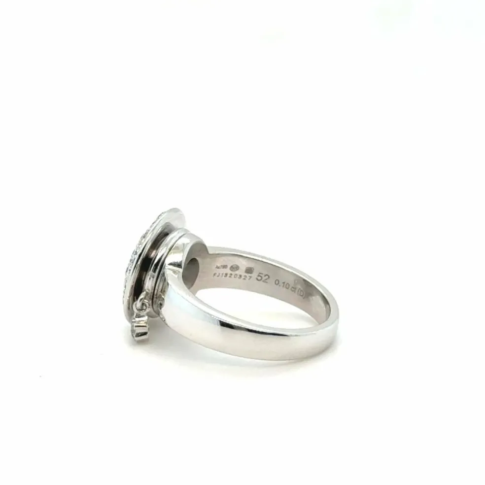 MontBlanc - Bague « La Dame Blanche » Or blanc et diamants