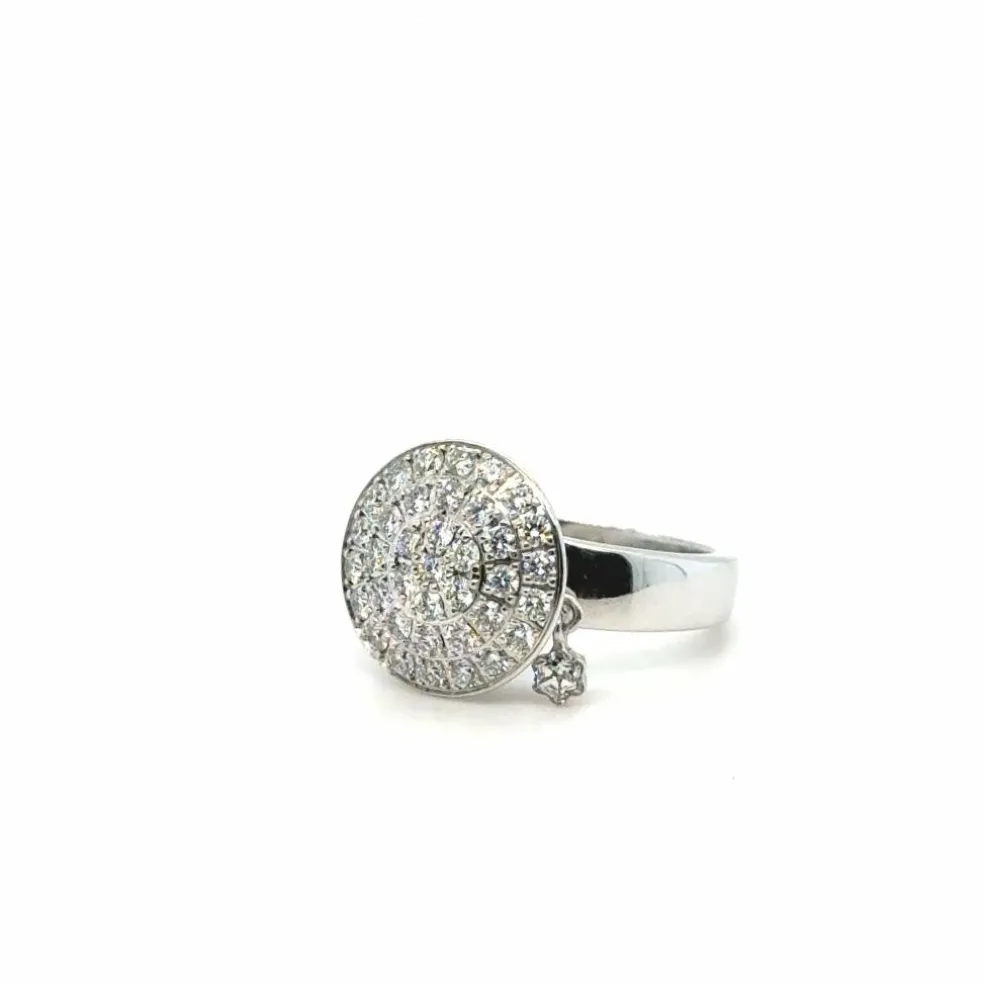 MontBlanc - Bague « La Dame Blanche » Or blanc et diamants