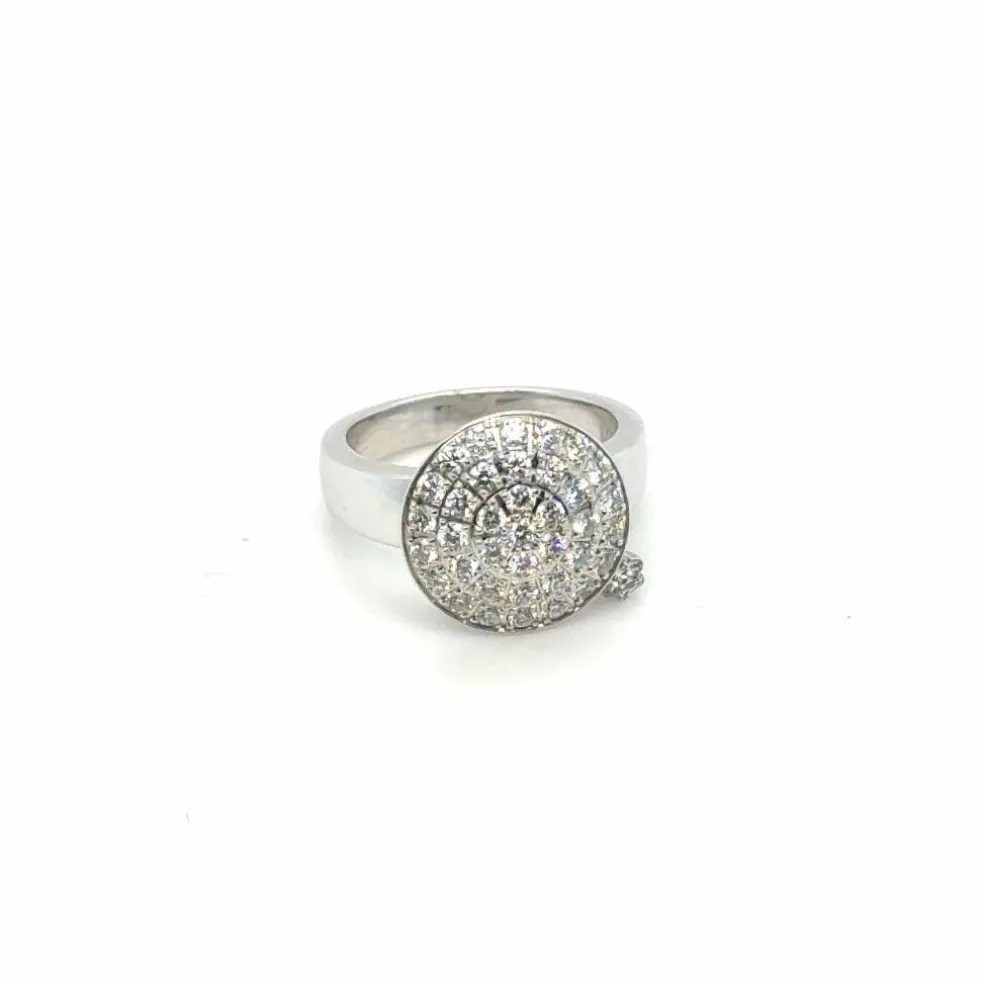 MontBlanc - Bague « La Dame Blanche » Or blanc et diamants