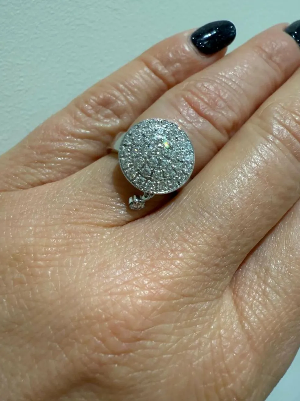 MontBlanc - Bague « La Dame Blanche » Or blanc et diamants