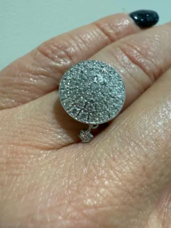 MontBlanc - Bague « La Dame Blanche » Or blanc et diamants