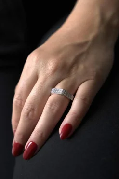 Montblanc Bague Alliance 4810 Or blanc Diamant