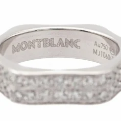 Montblanc Bague Alliance 4810 Or blanc Diamant