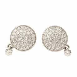 MontBlanc Boucles d'oreilles Dame Blanche Or blanc Diamant