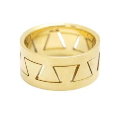 NIESSING - Bague MEANDRO en or jaune