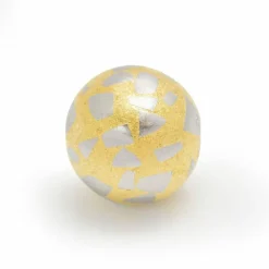 NIESSING - Pendentif TERRAZZO en or et platine