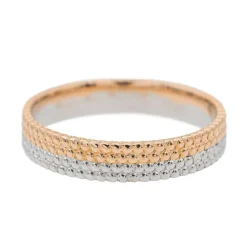 Non signé Bague Alliance Or rose