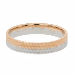 Non signé Bague Alliance Or rose