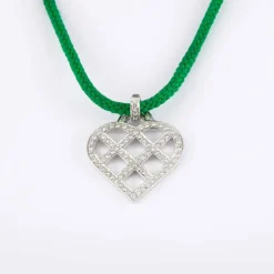 O.J. PERRIN - Pendentif Coeur Diamants