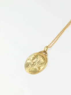 P. Brandt - Médaille ancienne en or jaune