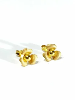 Paire De Boucle d'Oreilles Fleurs