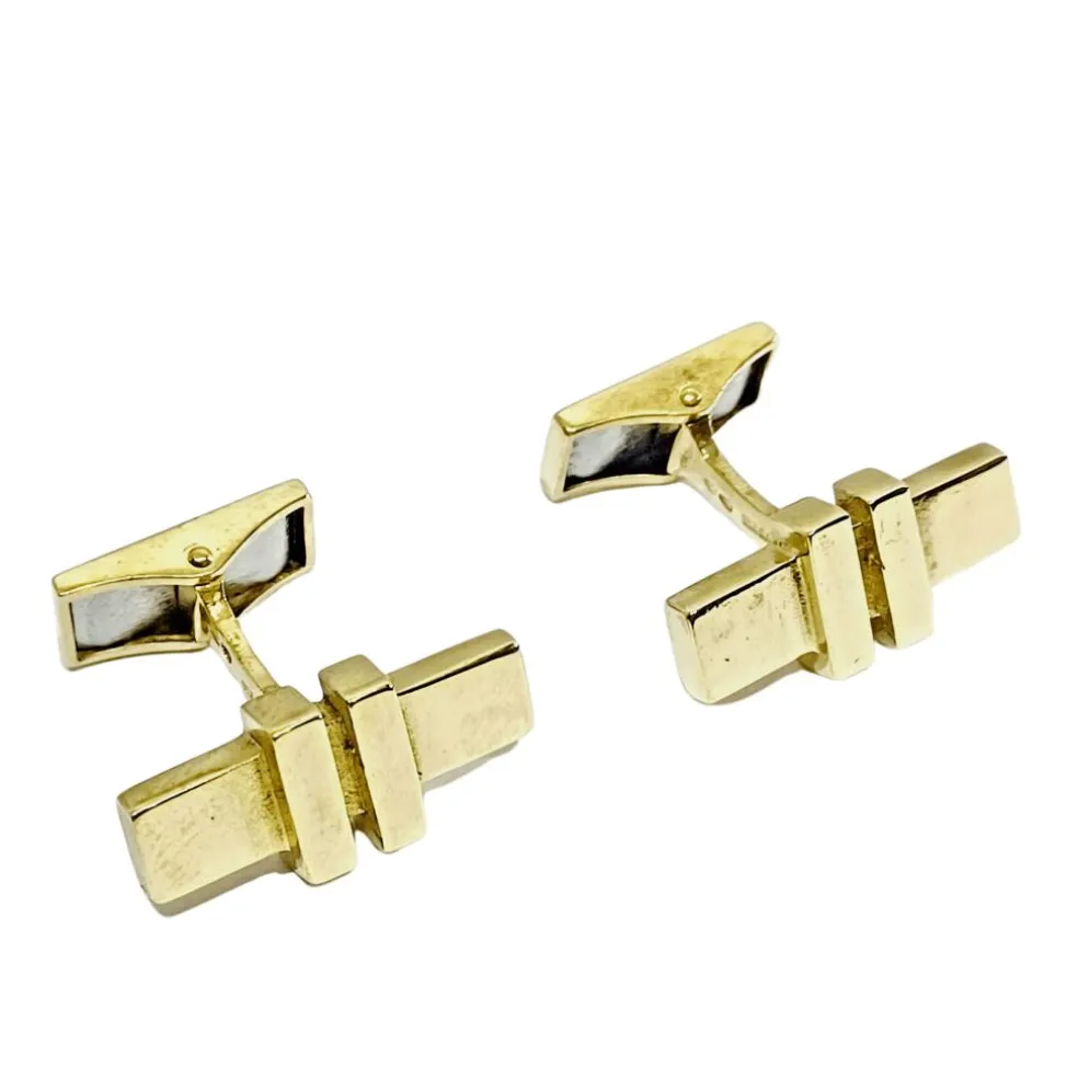 Paire De Boutons De Manchette En Or