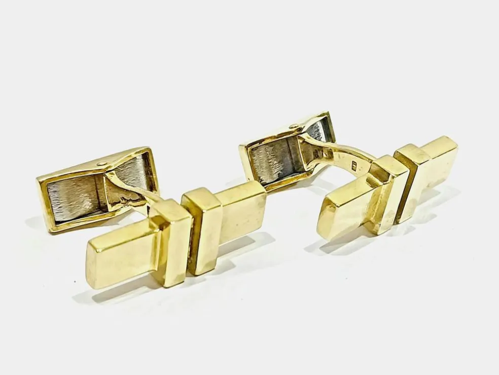 Paire De Boutons De Manchette En Or