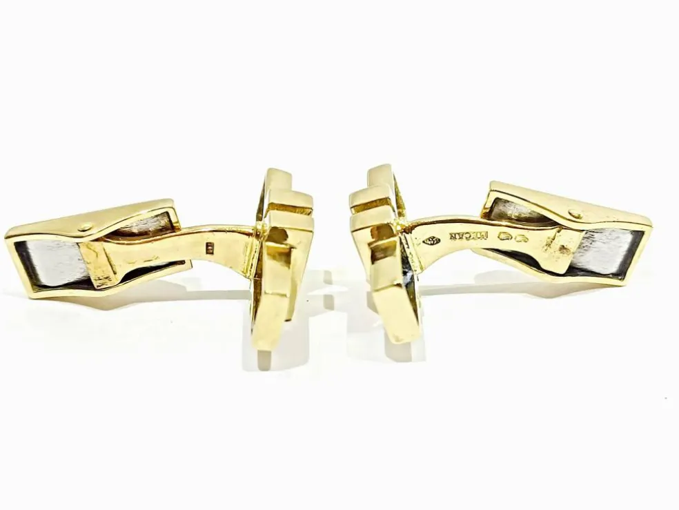 Paire De Boutons De Manchette En Or