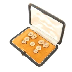Parure d'habit Diamants Or et Platine