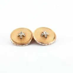 Parure d'habit Diamants Or et Platine