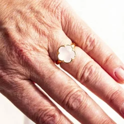 PASQUALE BRUNI - Bague fleur blanche