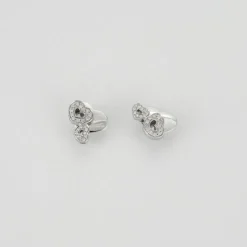 Pasquale Bruni - Boucles d'oreilles double cœurs diamants