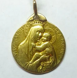 Paul Brandt, Médaille religieuse, Jesus et vierge à l'enfant.