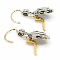 Pendantes diamant saphir