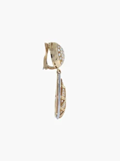 Pendants d'oreilles Clip Diamants