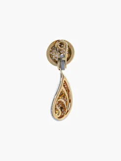 Pendants d'oreilles Clip Diamants