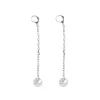 PENDANTS D'OREILLES OR BLANC DIAMANTS 2X0,20ct