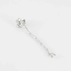 Pendants d'oreilles, or blanc et diamants
