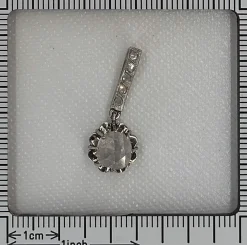 Pendentif Art Déco diamant