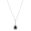 PENDENTIF - DIAMANTS & SAPHIR