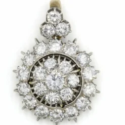 Pendentif - Or, Argent & Diamants