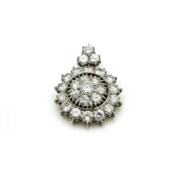 Pendentif - Or, Argent & Diamants