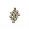 Pendentif - Or jaune & Opales