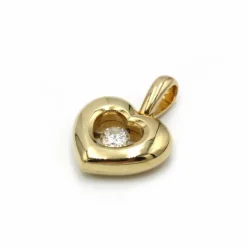 Pendentif - Or jaune et diamant