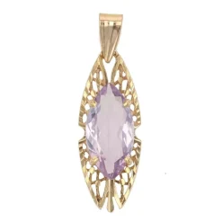 Pendentif ajouré améthyste