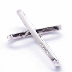 Pendentif ALFIERI CROIX DE SAINT-JEAN Or blanc Diamants